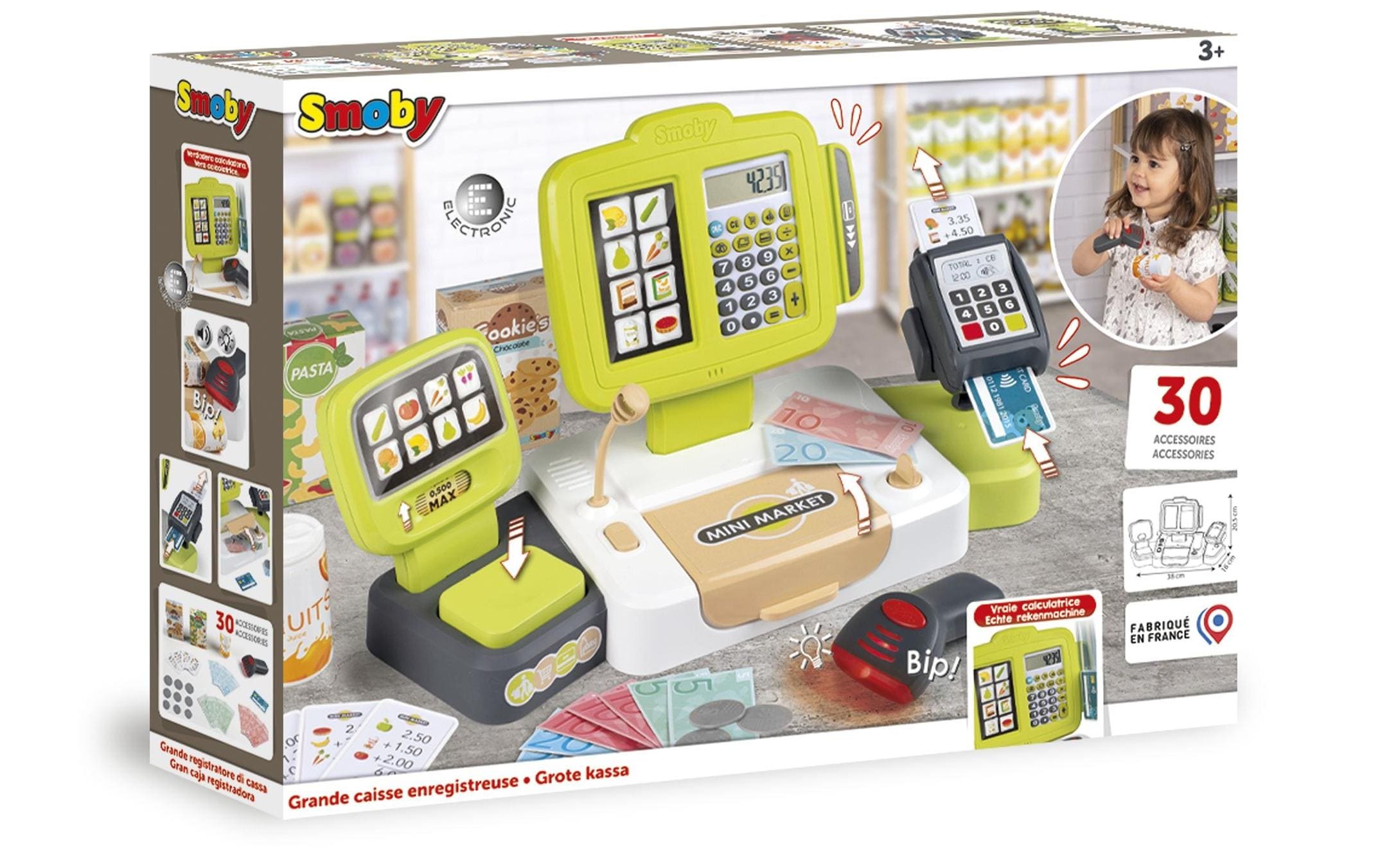Smoby Elektronische Supermarktkasse XL