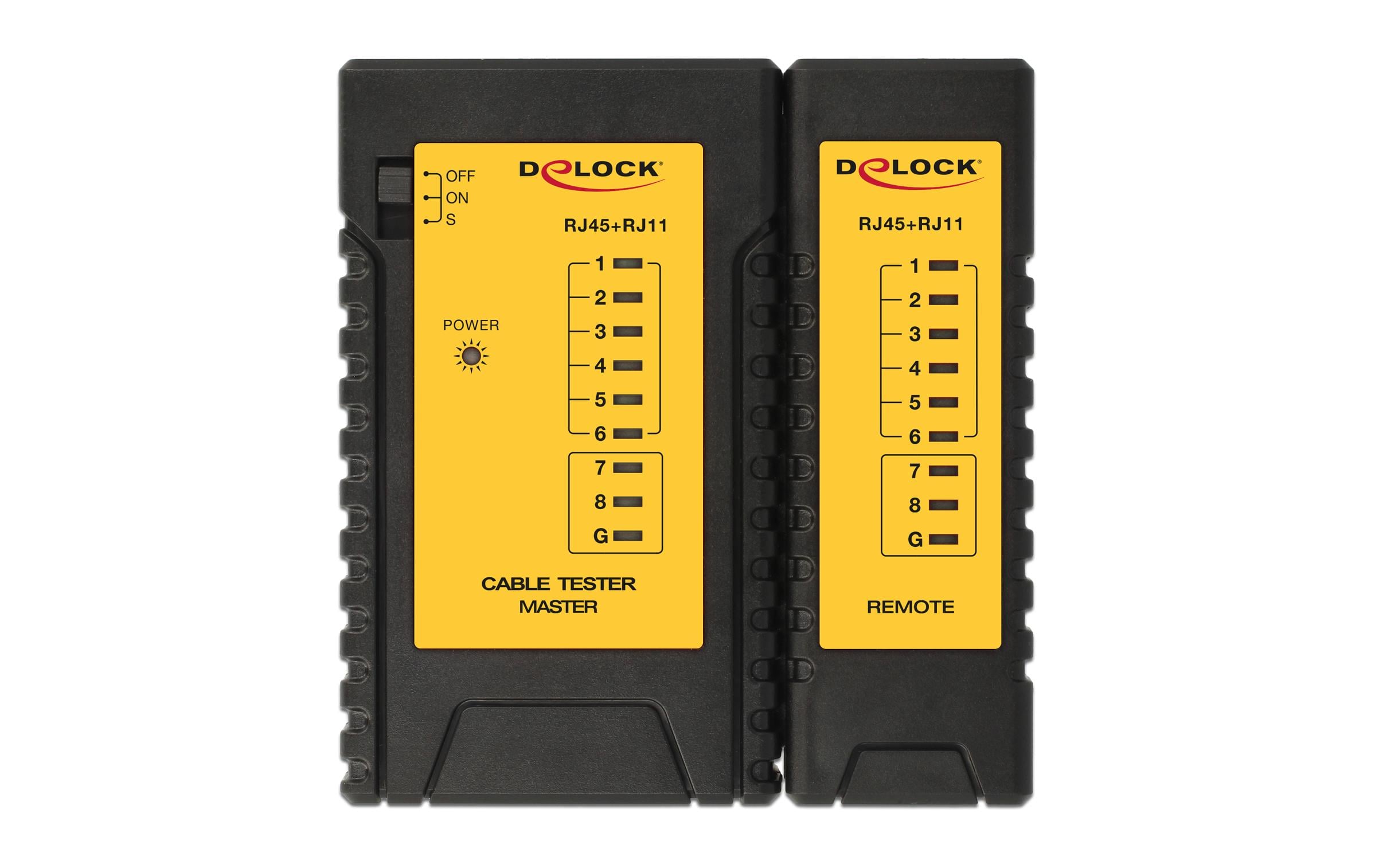 Delock Auflegewerkzeug Netzwerk Werkzeugset für RJ45 und RJ11