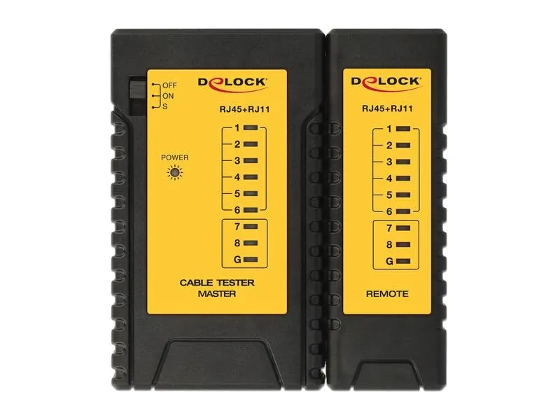 Delock Auflegewerkzeug Netzwerk Werkzeugset für RJ45 und RJ11