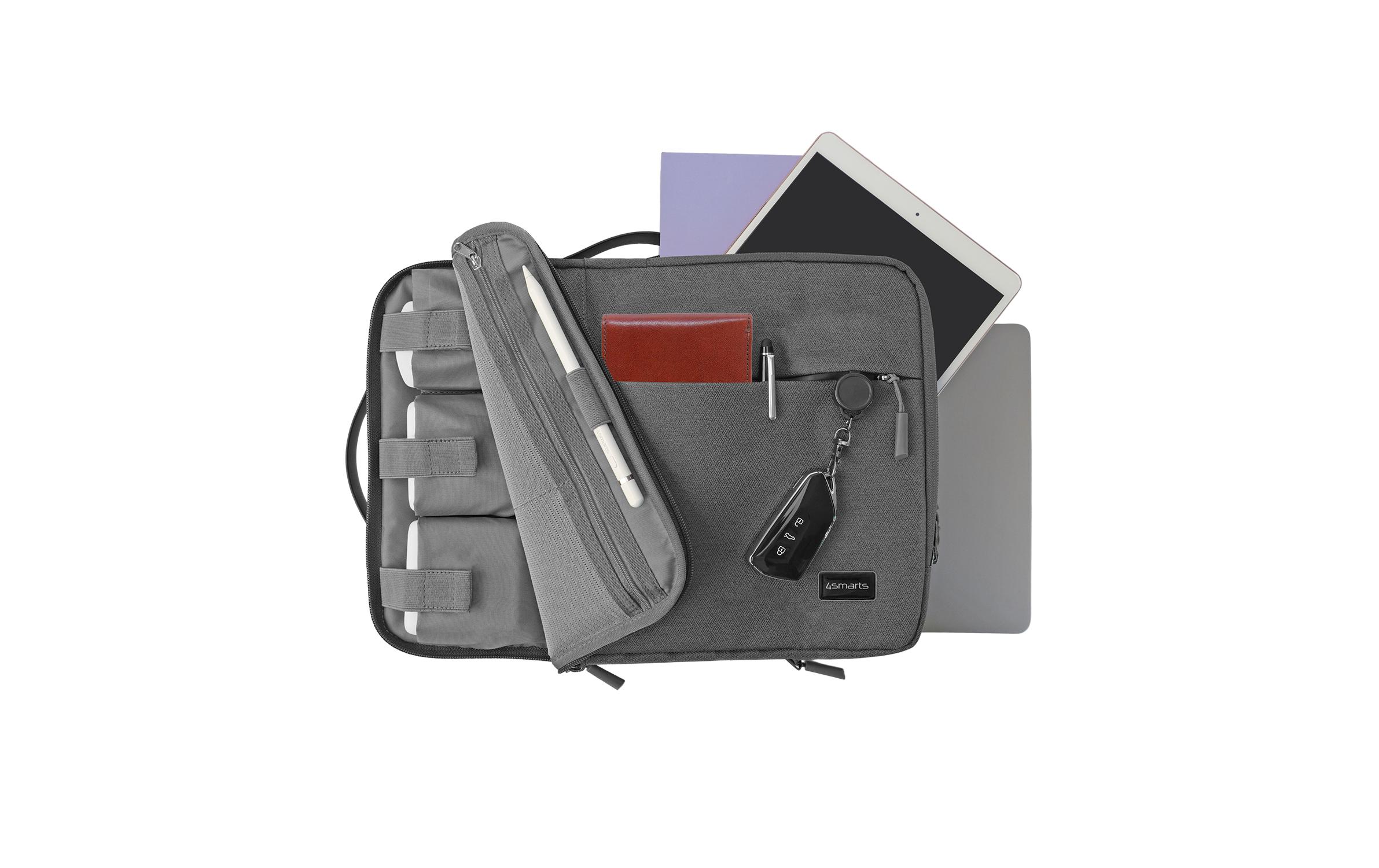 4smarts Notebook-Sleeve AirCushion Multi 15 , Schwarz