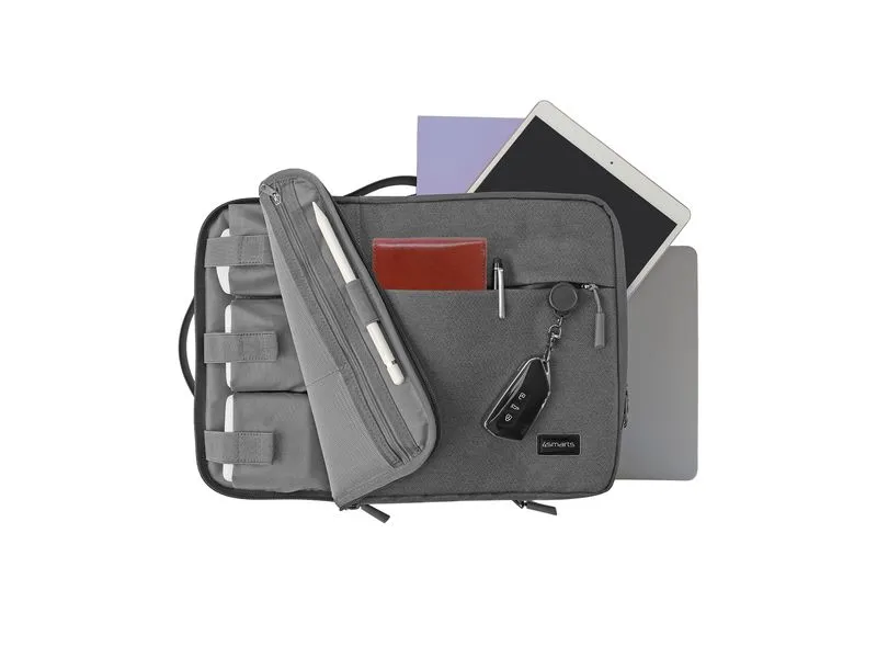 4smarts Notebook-Sleeve AirCushion Multi 15 , Schwarz