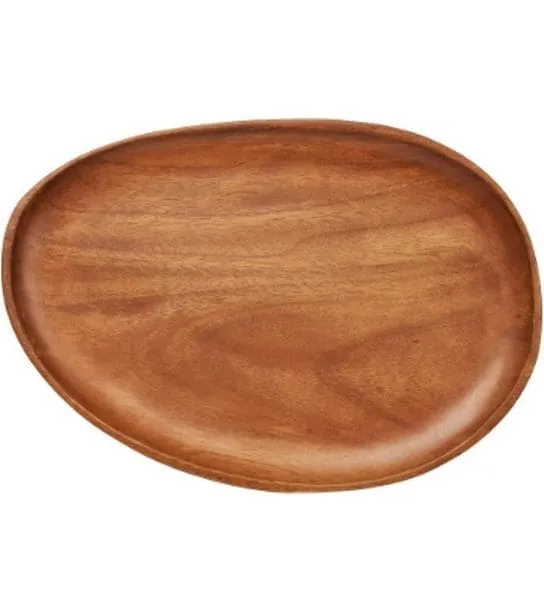 House Nordic Serviertablett Tray 39.5 x 28 x 2.5 cm, Nature