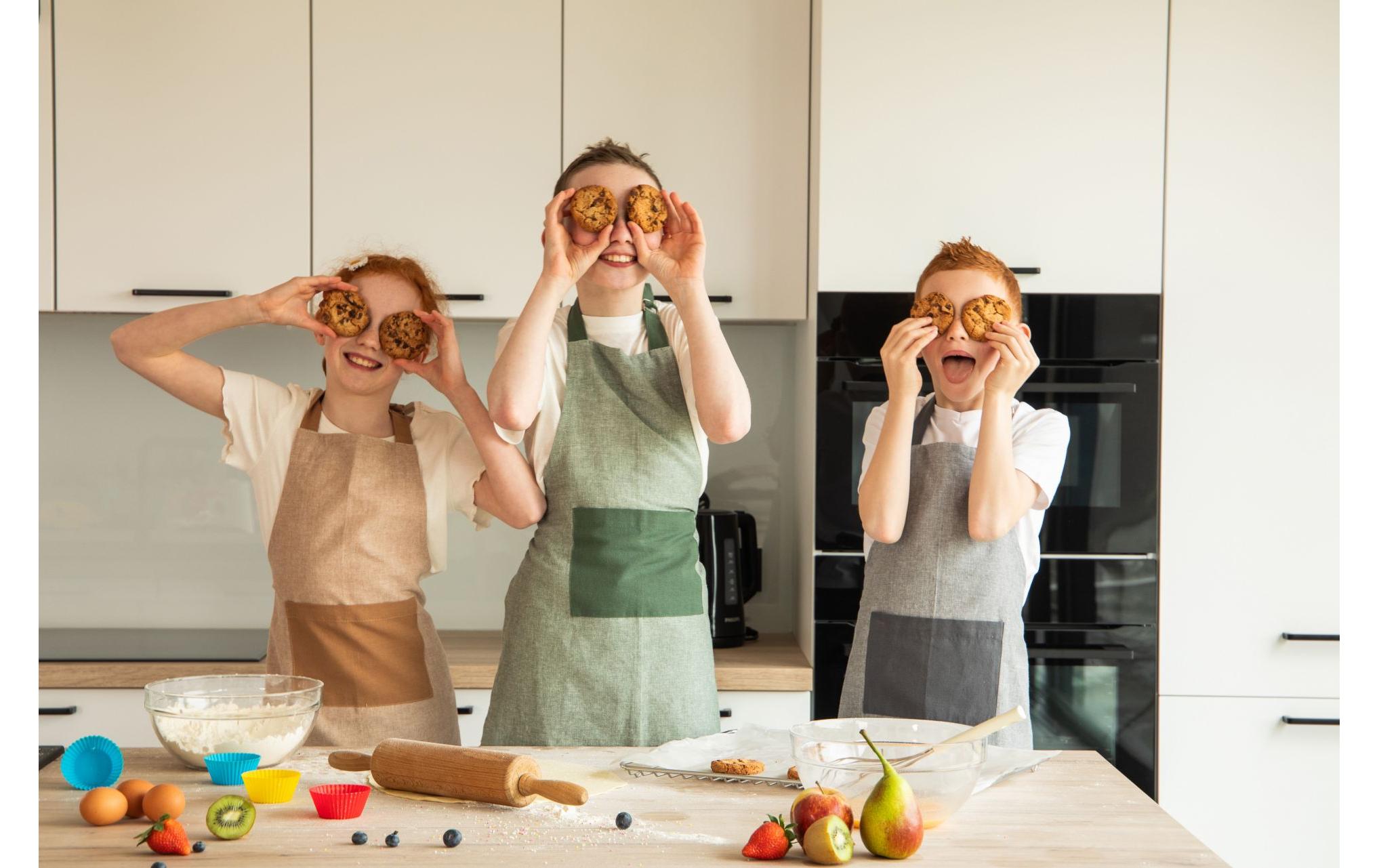 Tiseco Kochschürze 52 x 63 cm, Camel