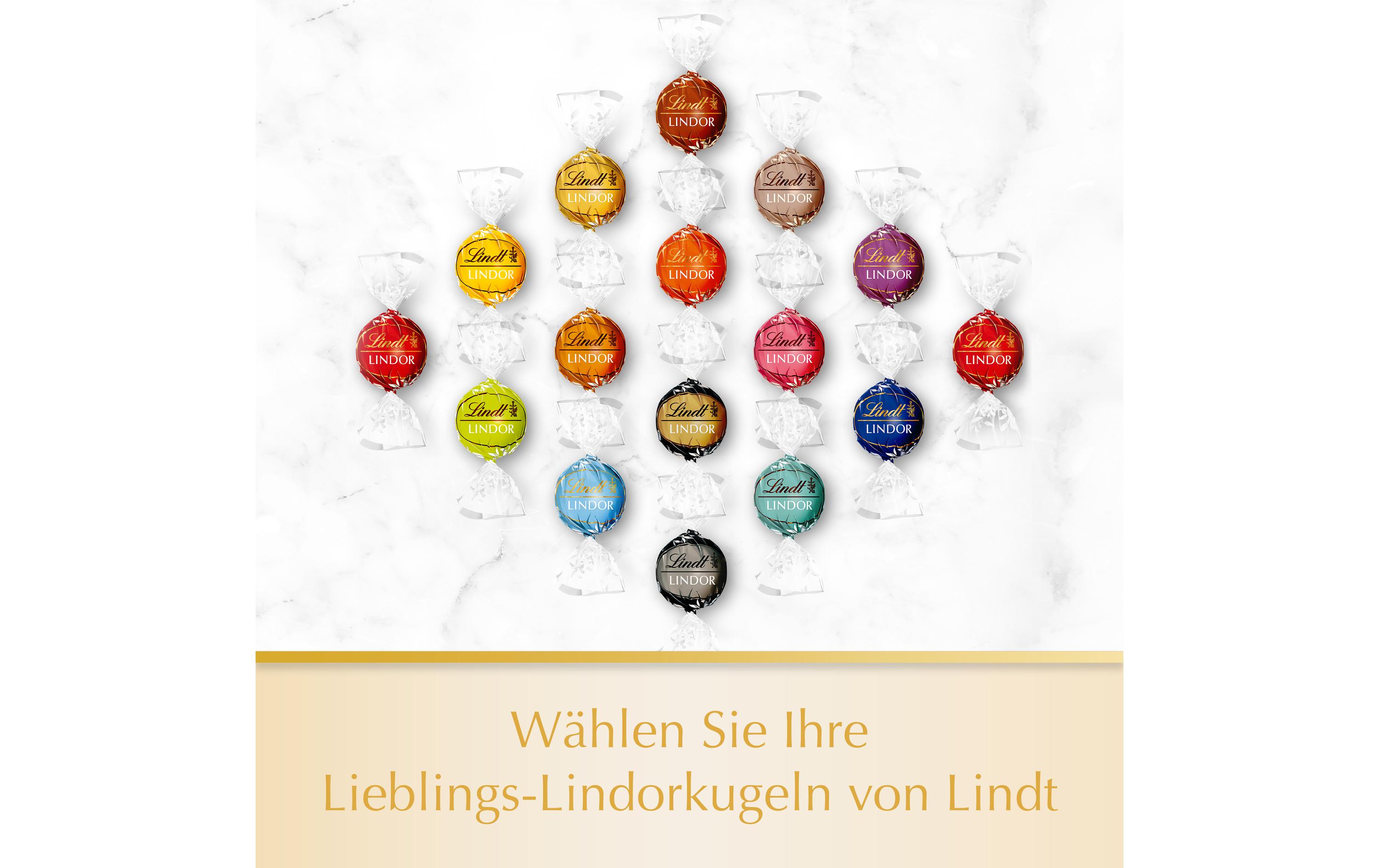 Lindt Schokoladen-Pralinen Lindor Kugeln Weiss 200 g