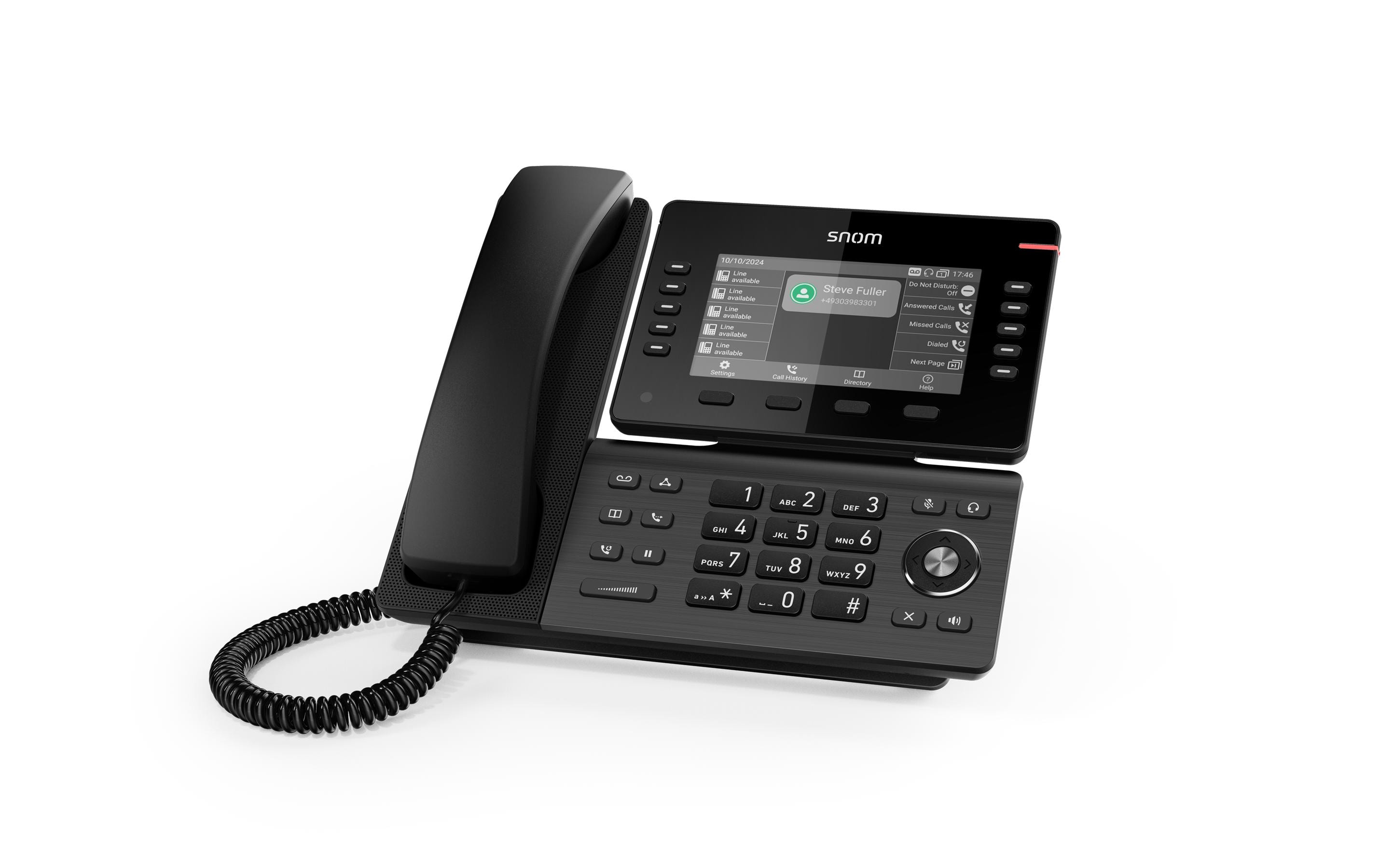 snom Tischtelefon D815W Schwarz snom Tischtelefon D815W Schwarz