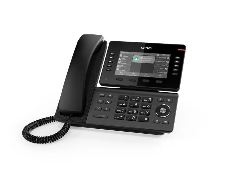 snom Tischtelefon D815W Schwarz