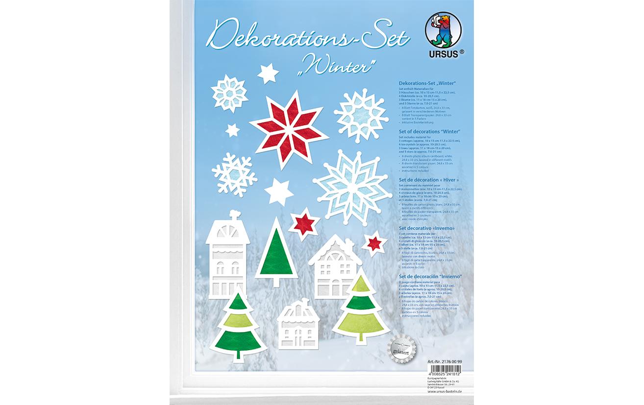 URSUS Fensterbild Winter Winter