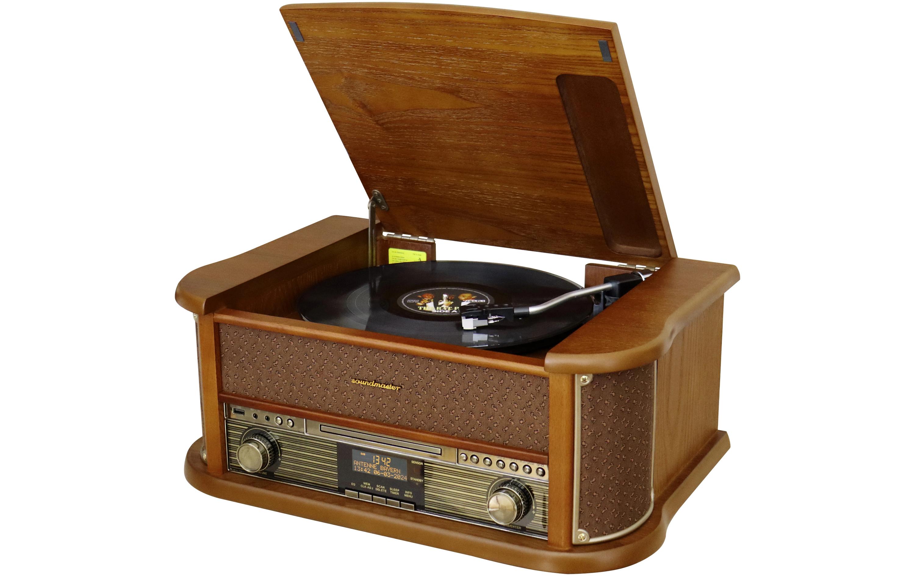 soundmaster Stereoanlage NR566BR Braun