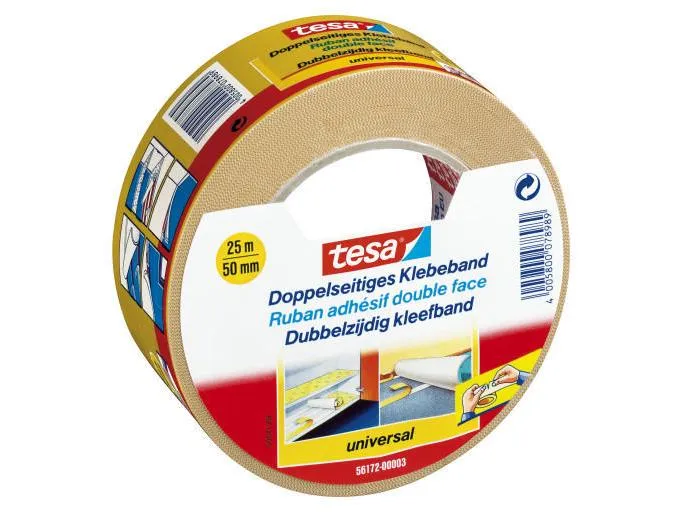 tesa Doppelseitiges Klebeband 25 m x 50 mm tesa Doppelseitiges Klebeband 25 m x 50 mm