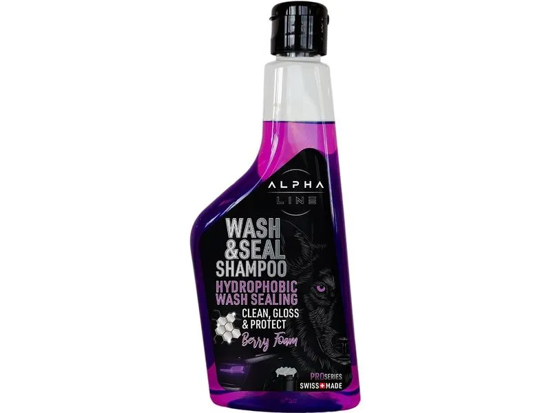 Alpha Line Wash&Seal Car Shampoo, Flasche à 500 ml Alpha Line Wash&Seal Car Shampoo, Flasche à 500 ml