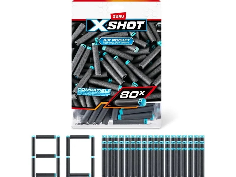 X-Shot Excel Nachfüllpackung 80 Darts Series 1 X-Shot Excel Nachfüllpackung 80 Darts Series 1