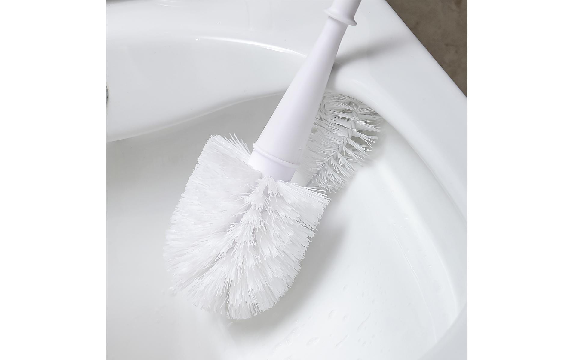 CreaClean WC-Besenhalterung Clarissa Grau/Weiss