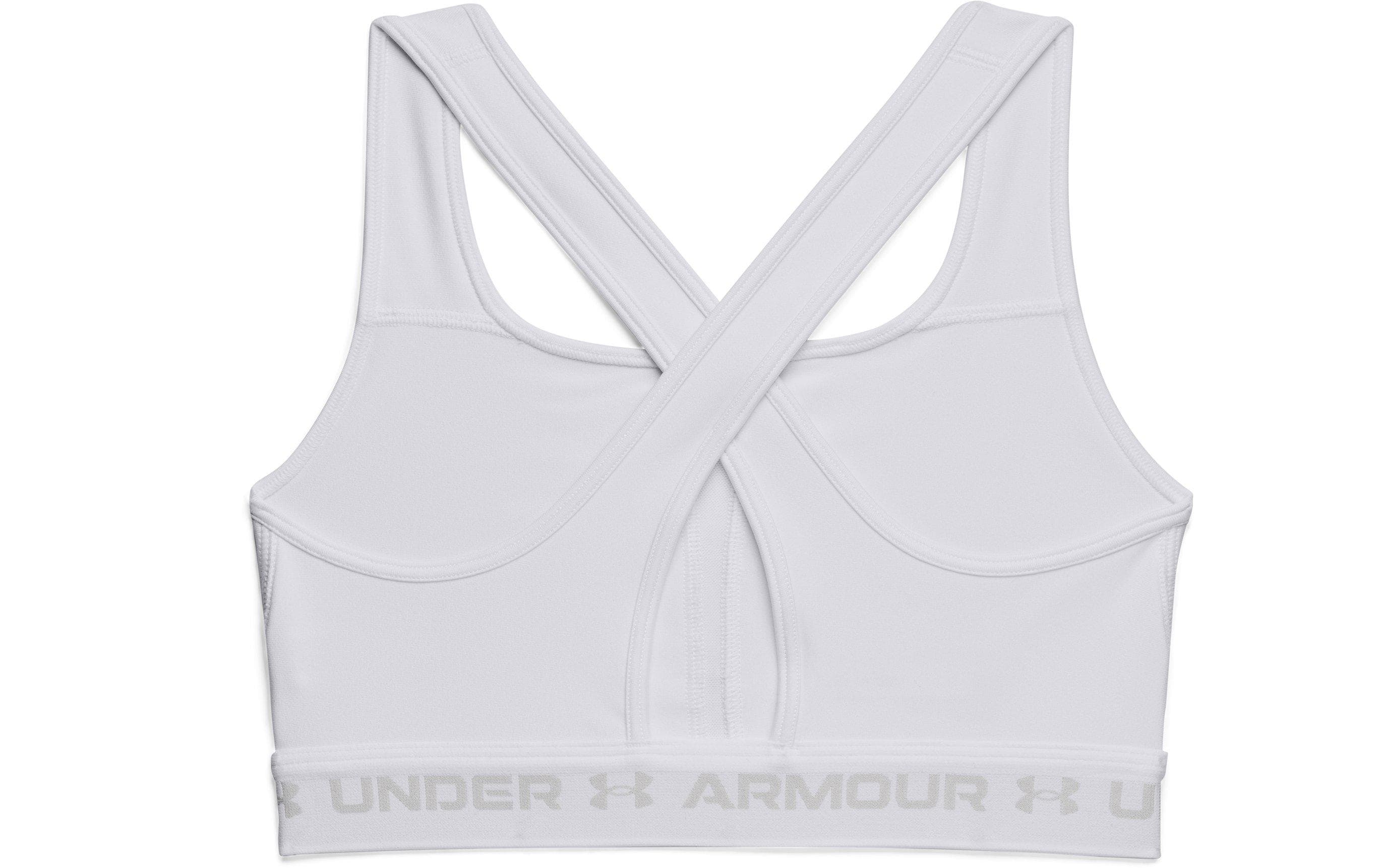 UNDER ARMOUR Sport-BH Crossback Mid Weiss, L