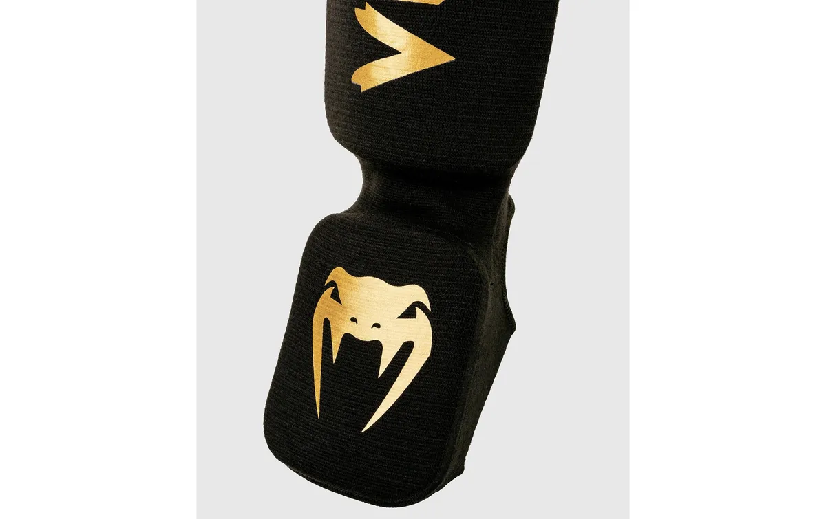 Venum Kontact Shin Guards Gold/Schwarz, M Venum Kontact Shin Guards Gold/Schwarz, M