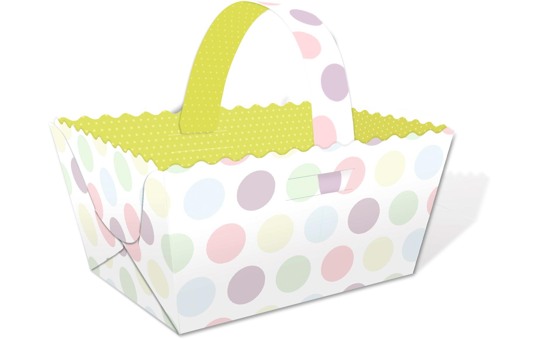 URSUS Bastelset Osterkörbchen, Mehrfarbig