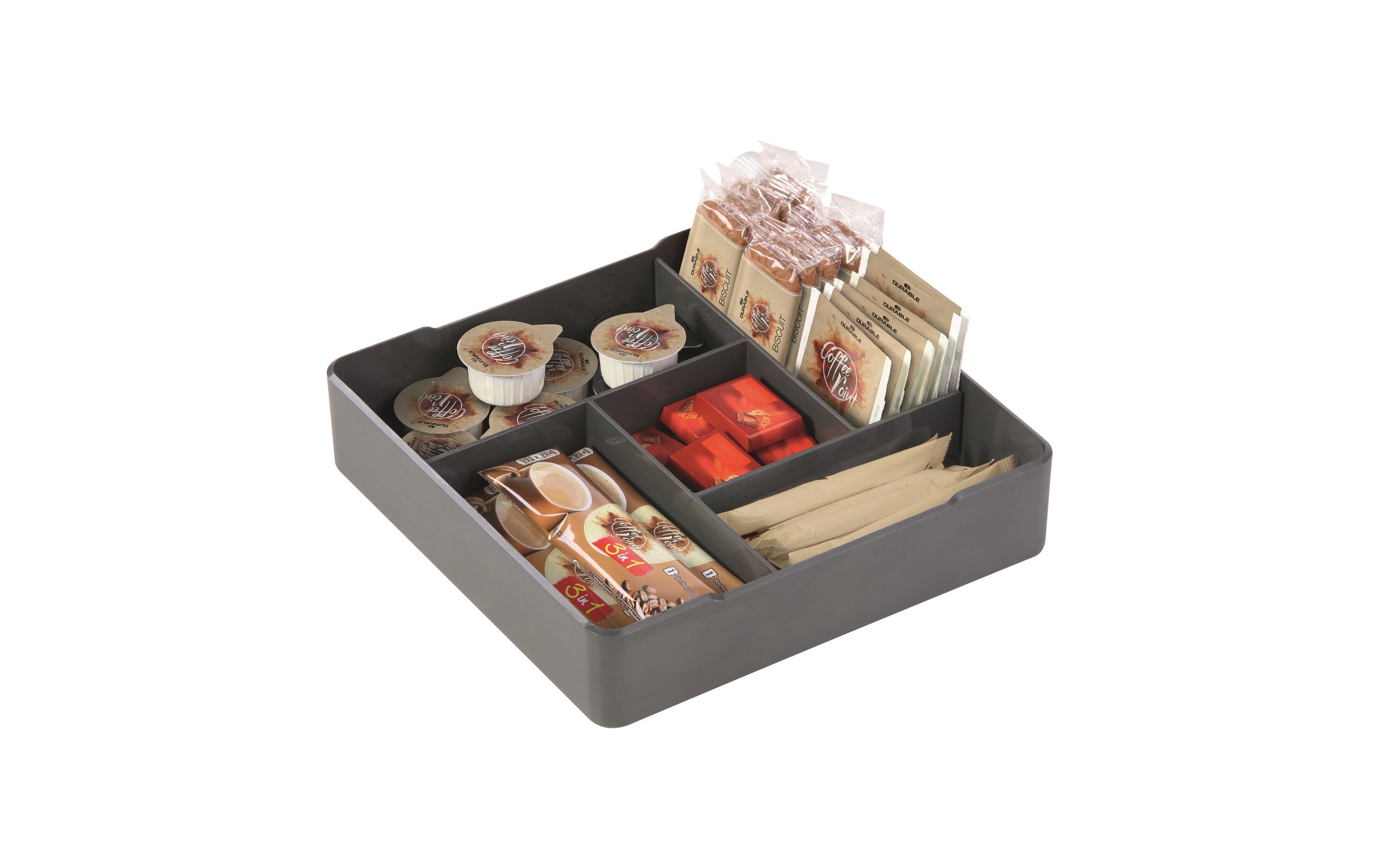 DURABLE Serviertablett Coffee Point Case Anthrazit