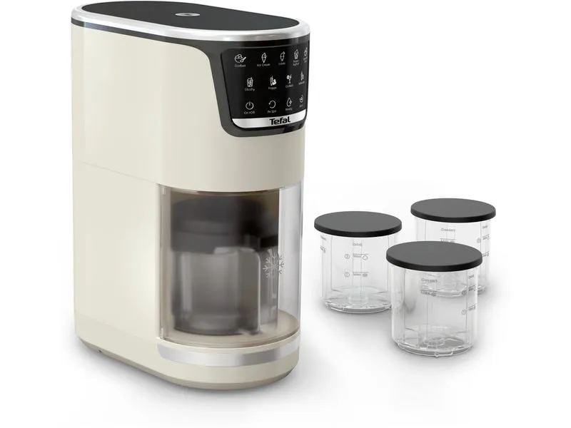 Tefal Eismaschine Dolci IG602A 1.4 l, Beige Tefal Eismaschine Dolci IG602A 1.4 l, Beige