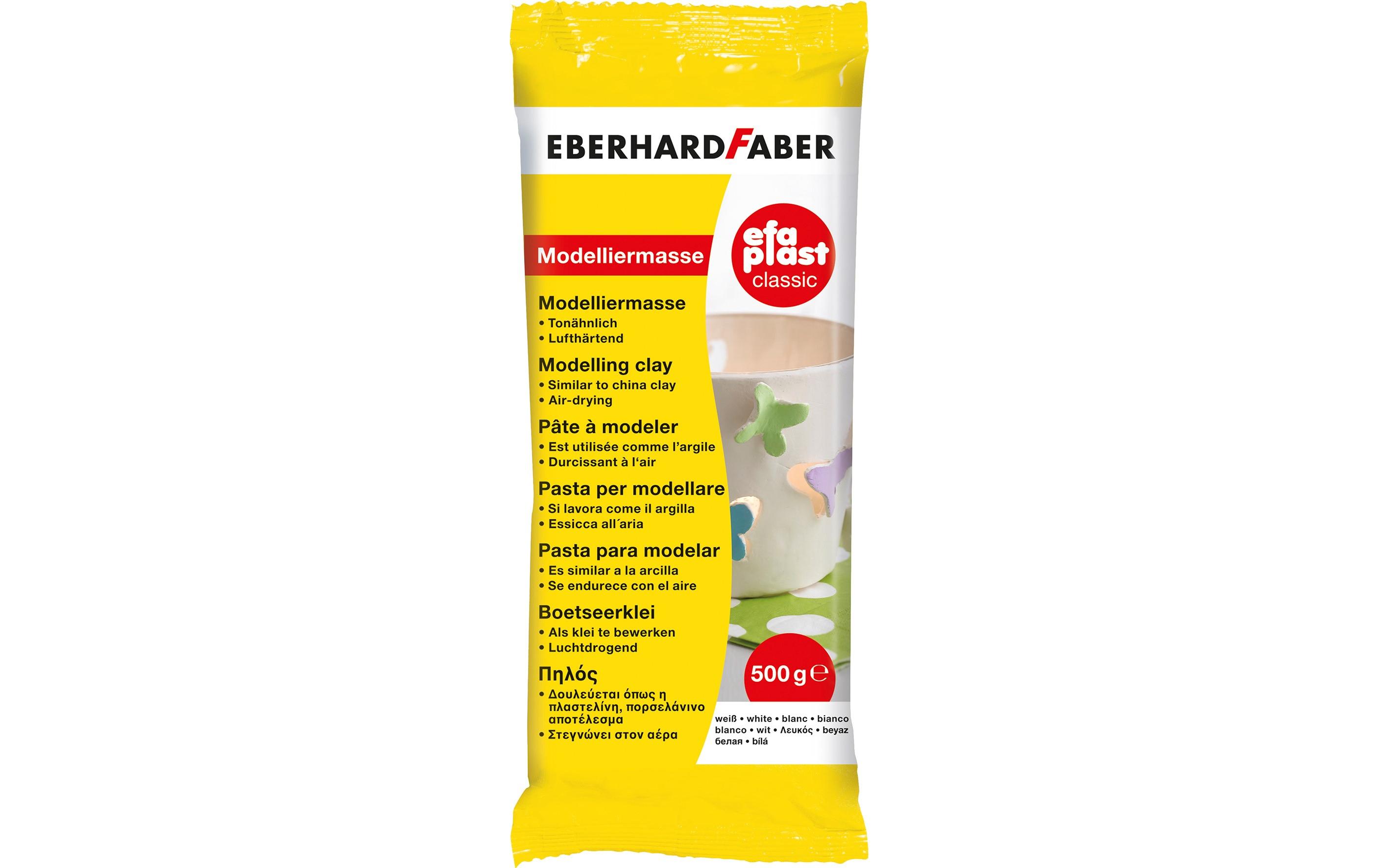 Eberhard Faber Modelliermasse Efa Plast Classic 500 g, Weiss Eberhard Faber Modelliermasse Efa Plast Classic 500 g, Weiss