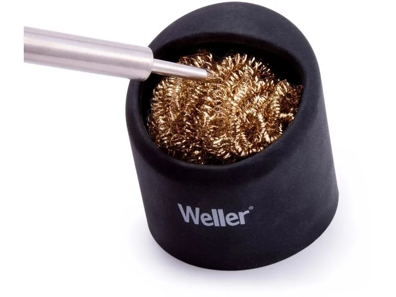 Weller Lötspitzenreiniger Messingschwamm mit Silikonhalter