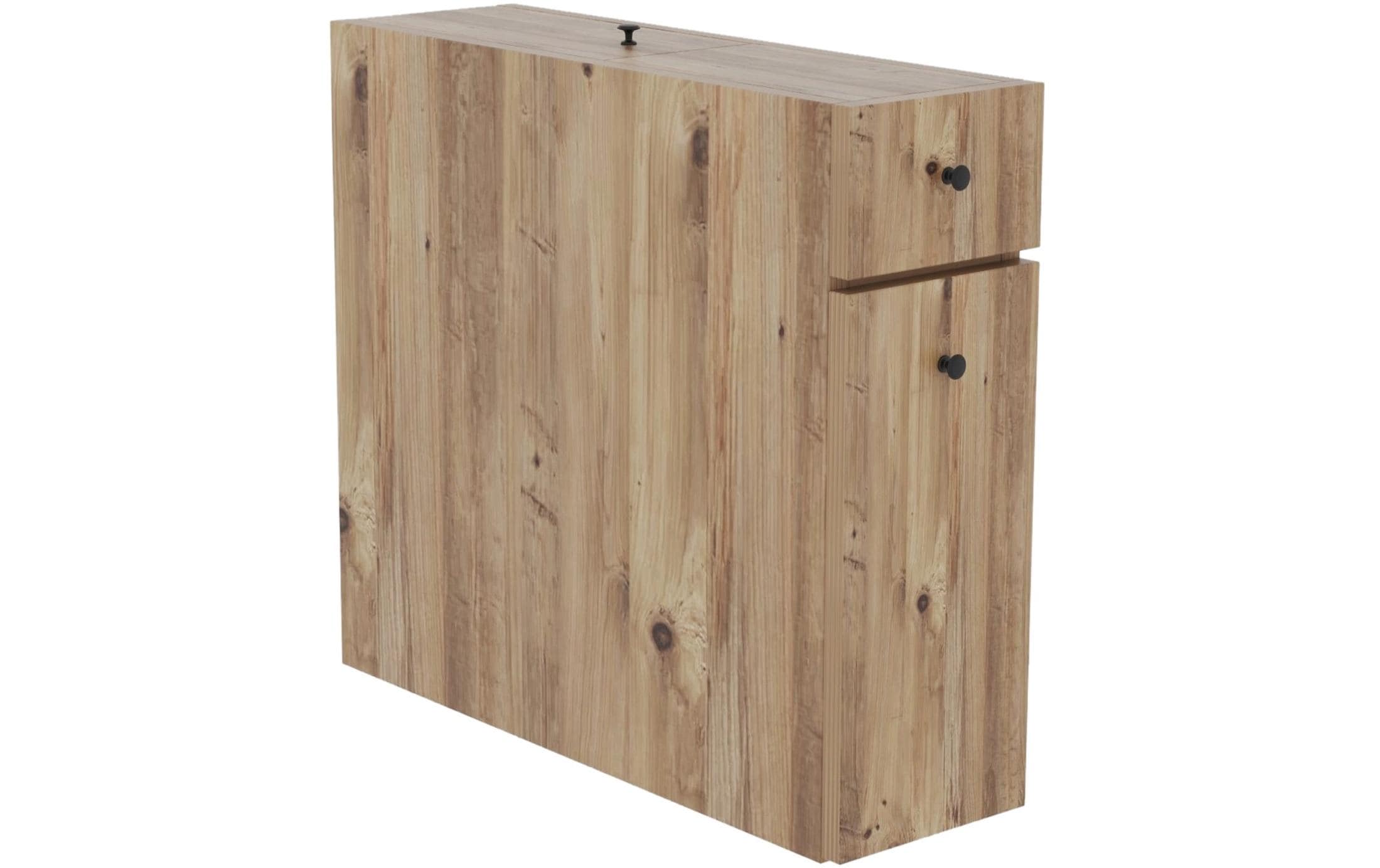 Woody Fashion Badezimmerregal Calencia 19 x 55 x 60 cm, Nature