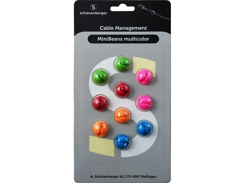 Schönenberger Beans Kabelhalterungen, Ø 15 mm, Mehrfarbig Schönenberger Beans Kabelhalterungen, Ø 15 mm, Mehrfarbig