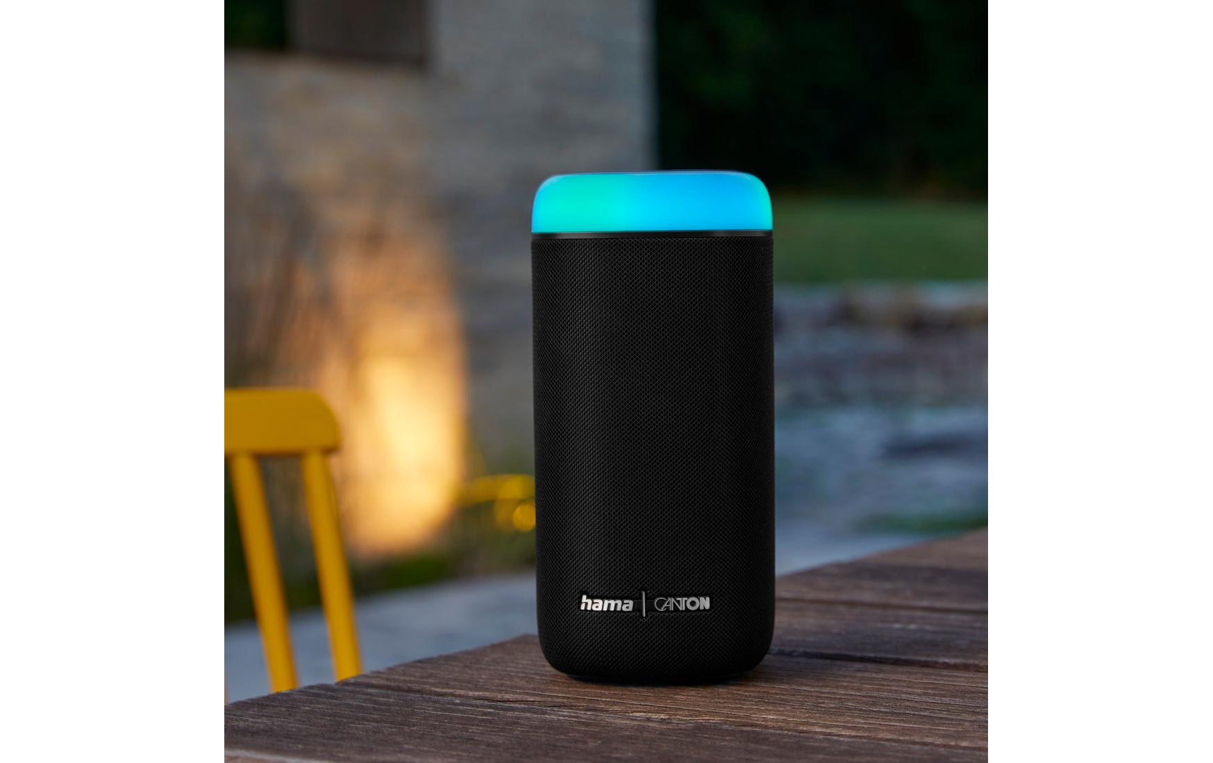 Hama Bluetooth-Lautsprecher Glow Pro Schwarz