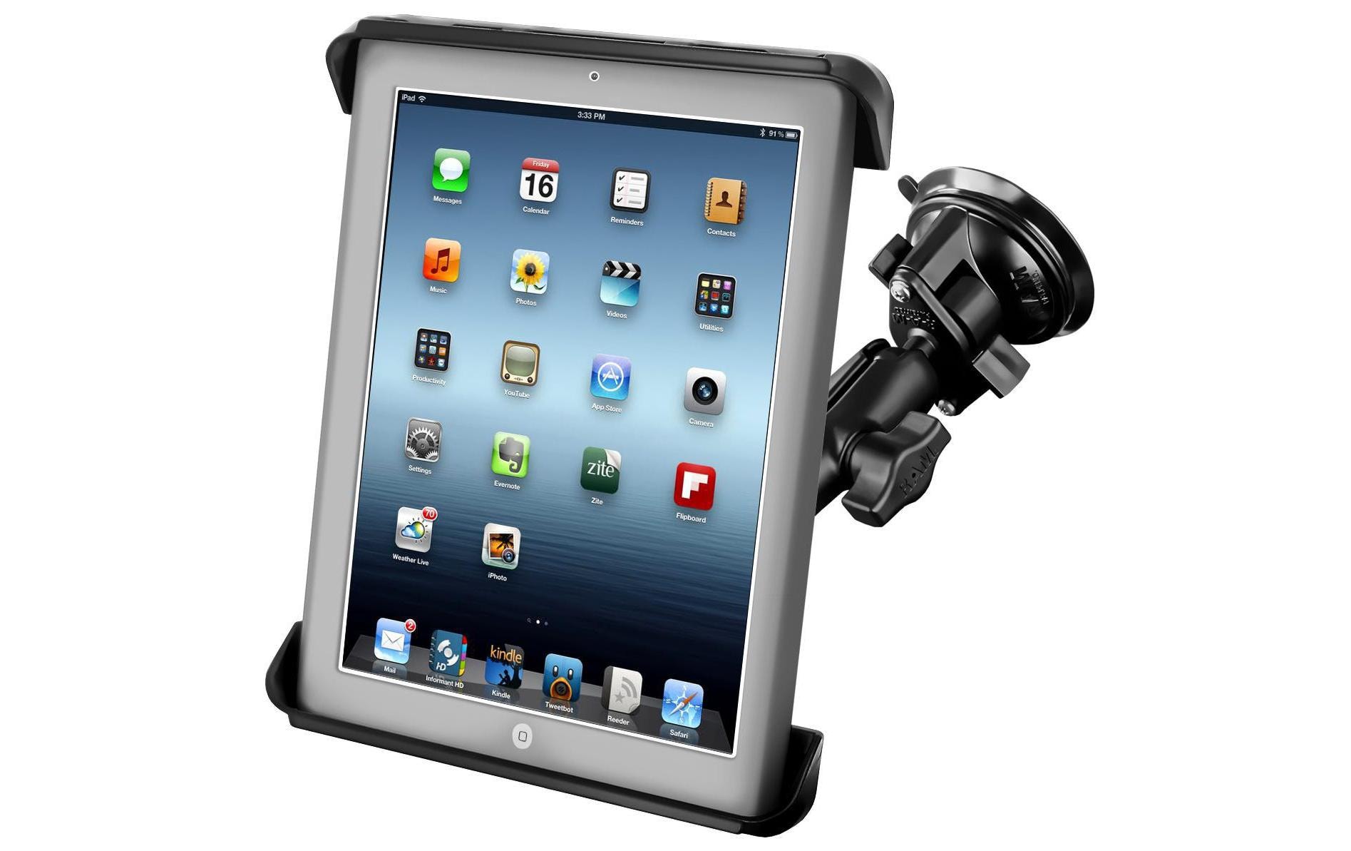RAM Mounts Tablet-Halterung Tab-Tite, mit Twist-Lock Saugnap