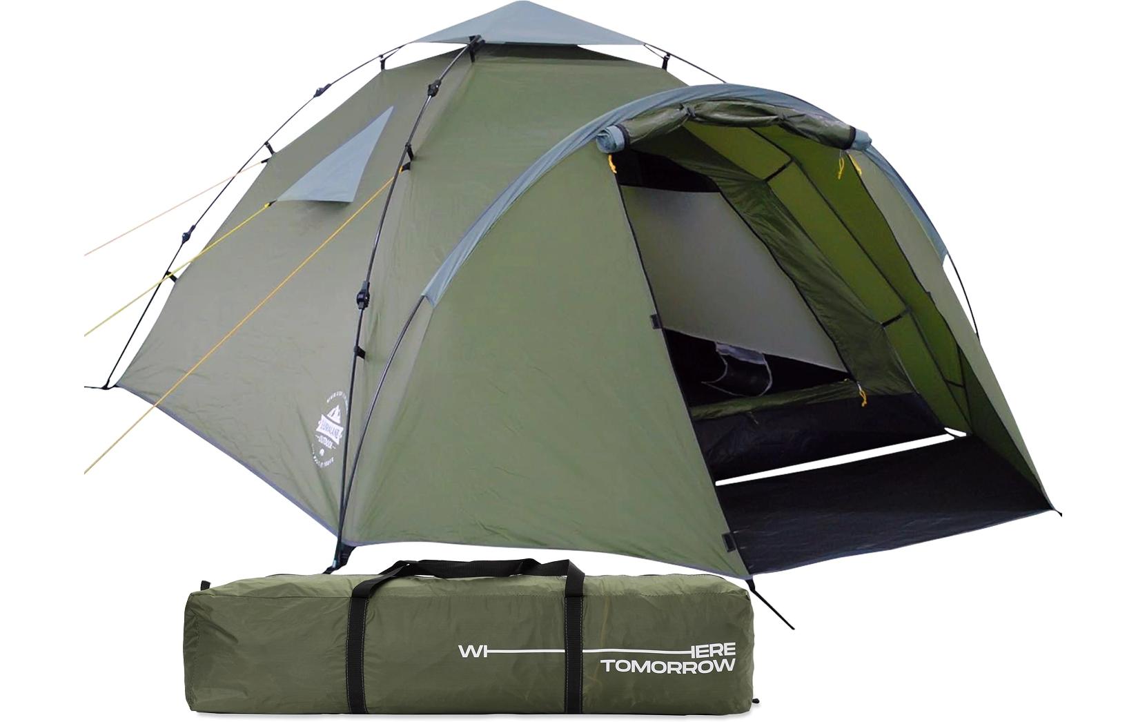 Where tomorrow Drei Personenzelt Pop-Up - Grün Where tomorrow Drei Personenzelt Pop-Up - Grün