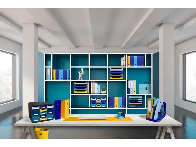Exacompta Stiftehalter Bee Blue Dunkelblau/Gelb/Hellblau Exacompta Stiftehalter Bee Blue Dunkelblau/Gelb/Hellblau
