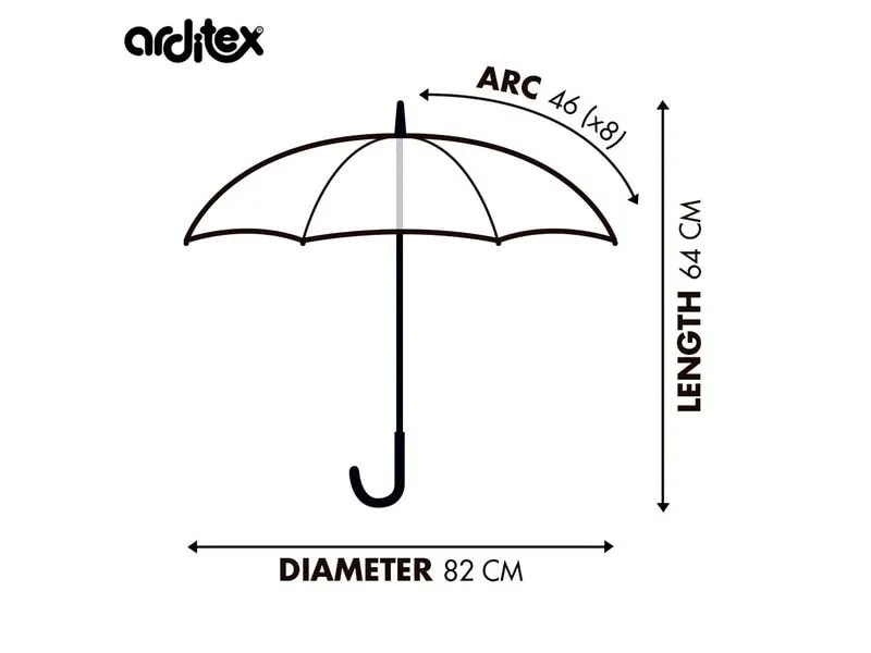 Arditex Regenschirm Barbie 82 cm assortiert Arditex Regenschirm Barbie 82 cm assortiert