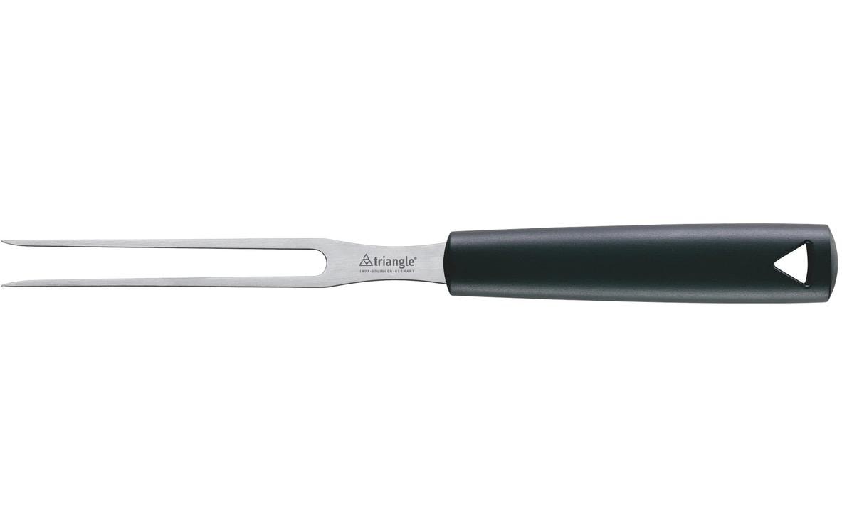triangle Tranchiergabel 14 cm Schwarz/Silber