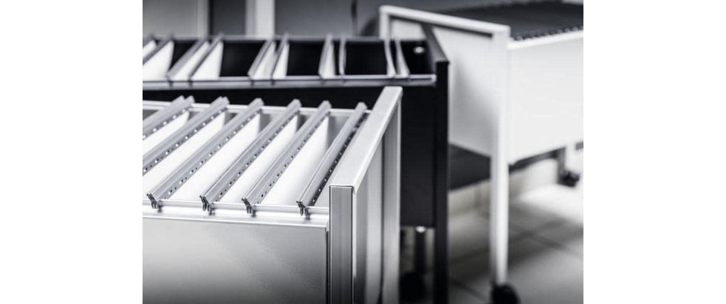 DURABLE Hängemappenwagen Economy 80 A4 Grau