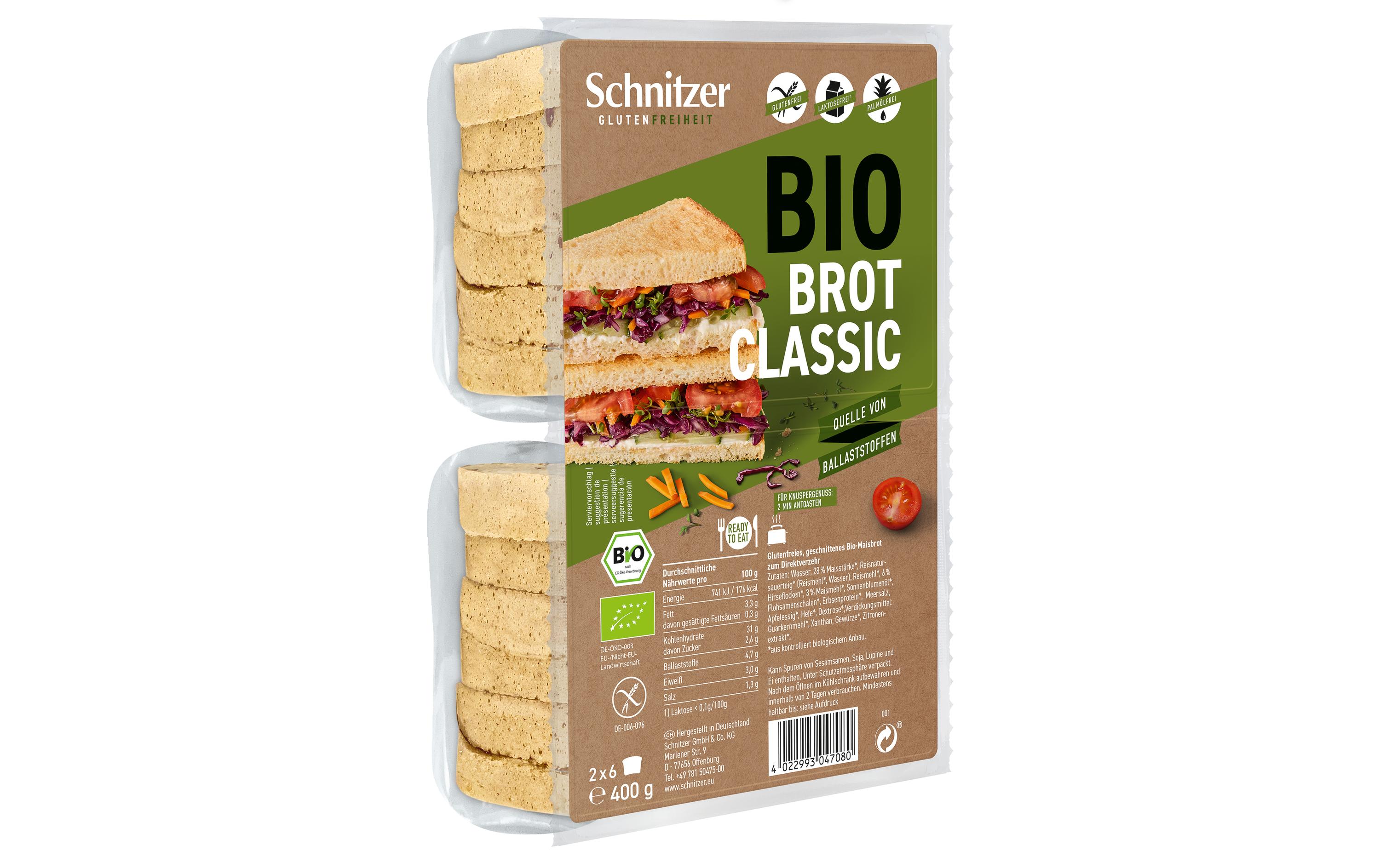Schnitzer Bio Helles Schnittbrot 400 g