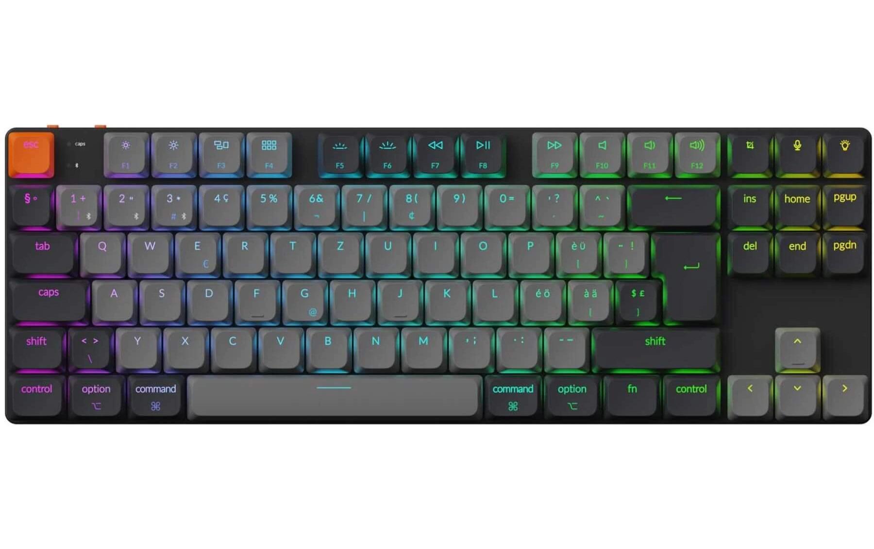 Keychron Gaming-Tastatur K1 QMK Version 6 Brown Switch Keychron Gaming-Tastatur K1 QMK Version 6 Brown Switch