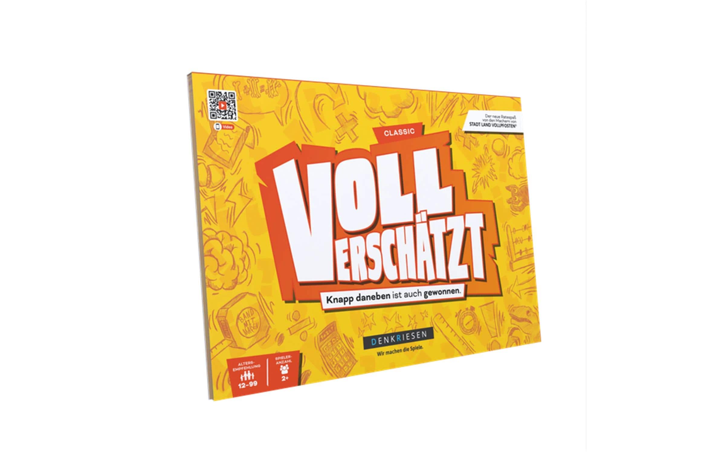 Denkriesen Partyspiel Voll Verschätzt – A4 Block Classic Edition (D)