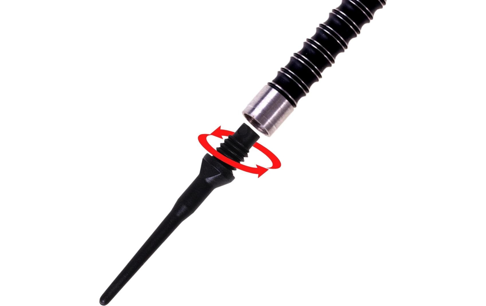 Karella Softspitzen Keypoint 100 Stück – Schwarz