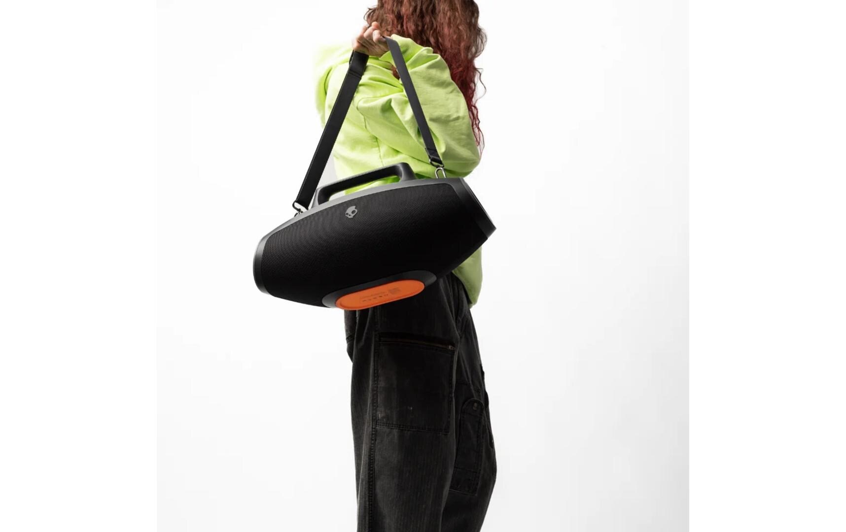 Skullcandy Bluetooth Speaker Barrel Boombox Schwarz