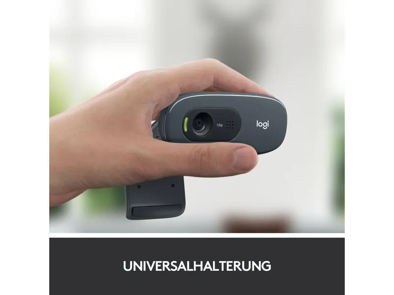 Logitech Webcam HD C270 HD 720p, Belichtungskorrektur Logitech Webcam HD C270 HD 720p, Belichtungskorrektur