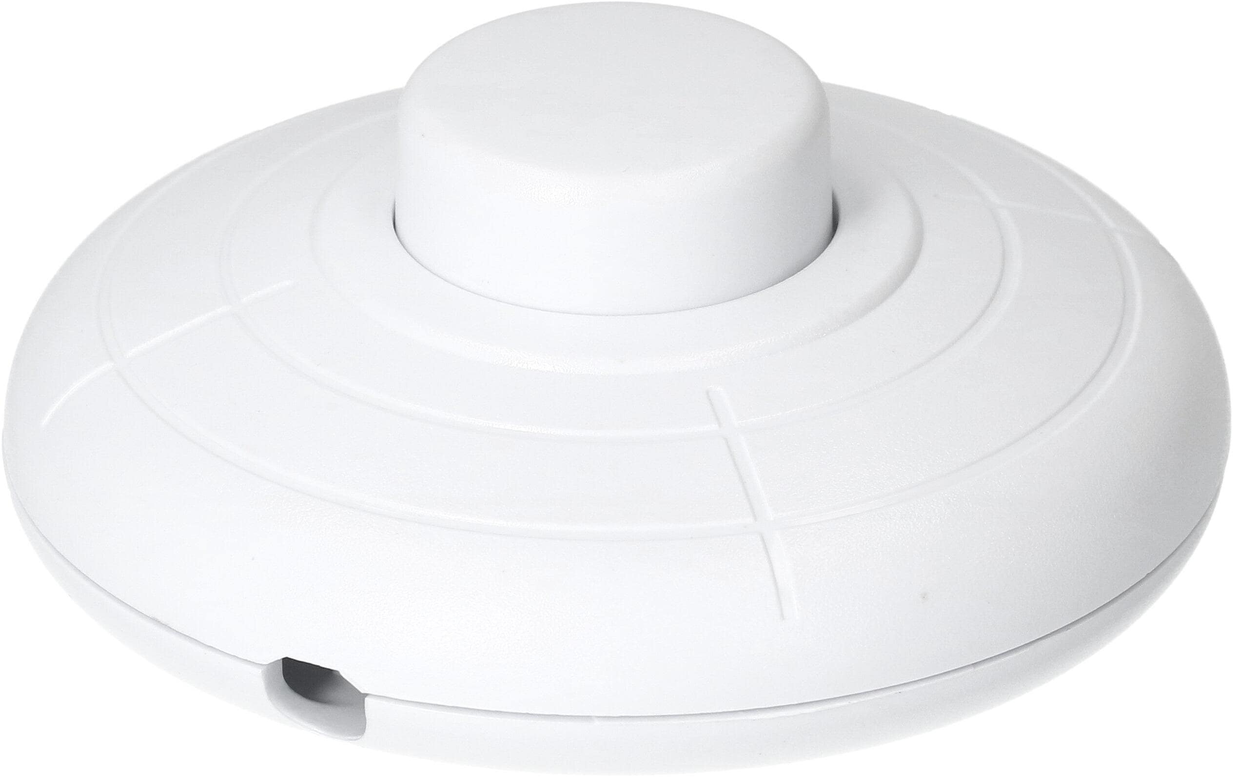 Max Hauri Fusstretschalter 1-Polig 70 mm, Weiss Max Hauri Fusstretschalter 1-Polig 70 mm, Weiss