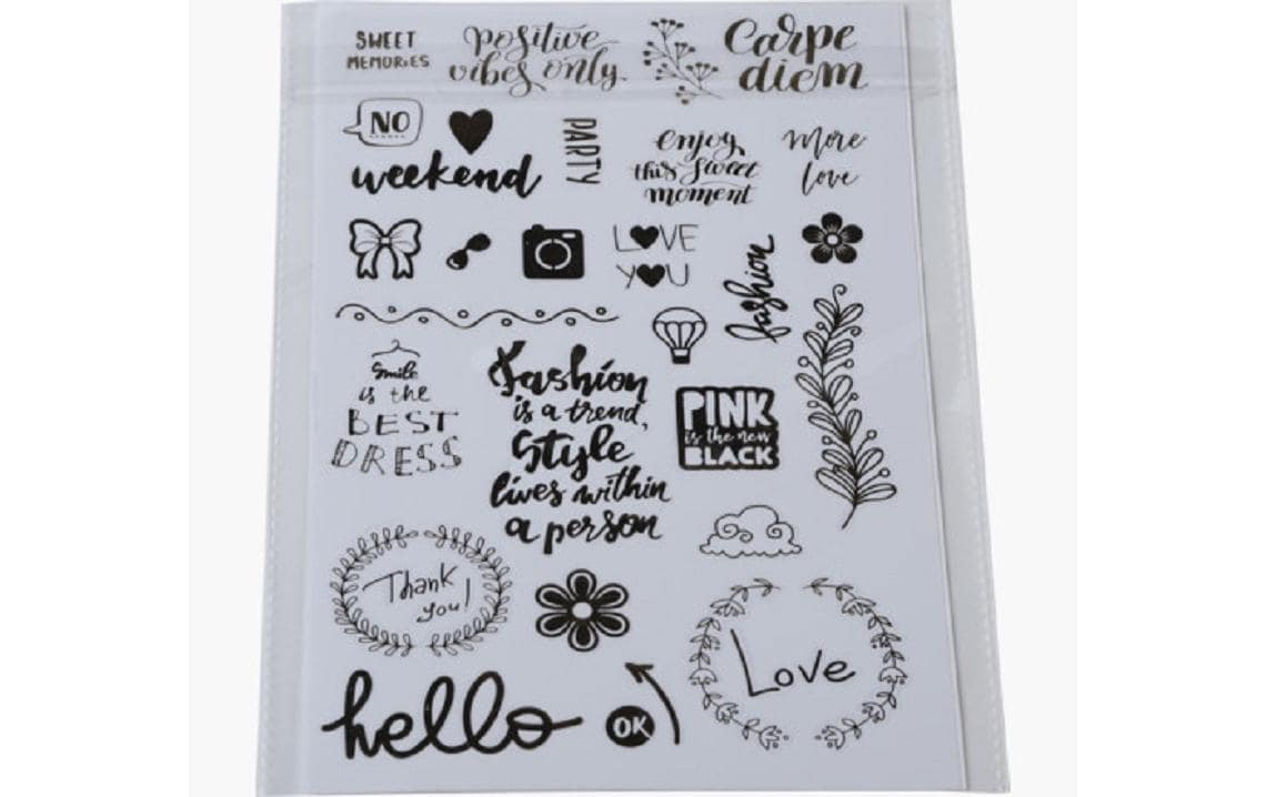 Exacompta Fotoalbum Scrap-Addict Set Schwarz