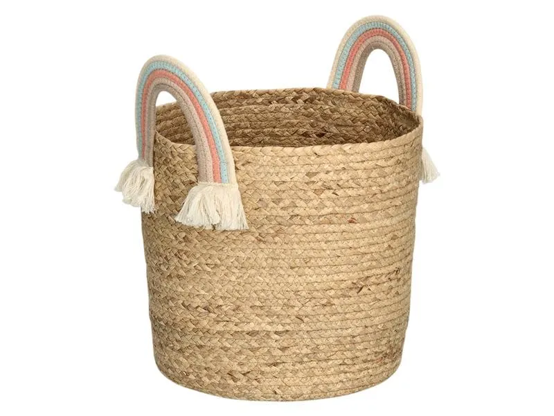 Zeller Present Spielzeugkorb Rainbow Natur Seegras 35 x 34 cm Zeller Present Spielzeugkorb Rainbow Natur Seegras 35 x 34 cm