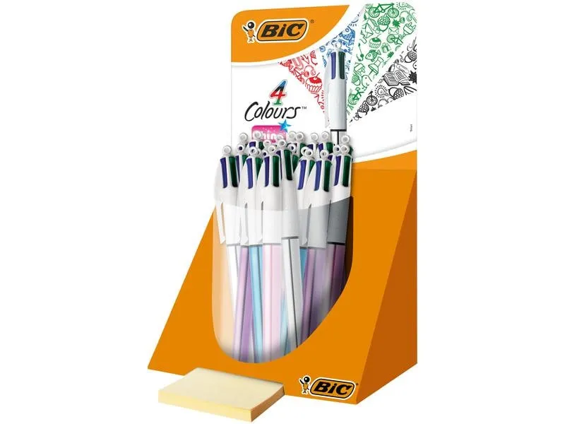 BIC Kugelschreiber 4-Colours Shine 0.32 mm, 20 Stück BIC Kugelschreiber 4-Colours Shine 0.32 mm, 20 Stück
