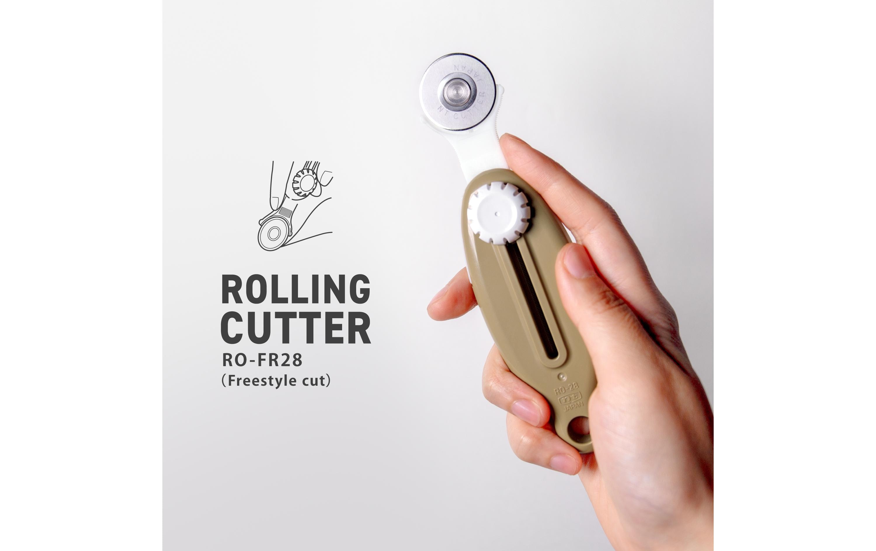 NT Cutter Rollenschneidegerät RO-FR28 für geraden Schnitt