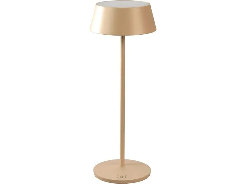 Konstsmide Akku-Tischleuchte Menton LED 2200/2700K, Dimmbar - Sand