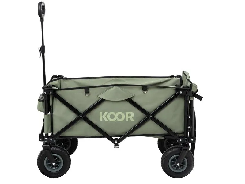 KOOR Leiterwagen mit Luftreifen Kjerre, Grün