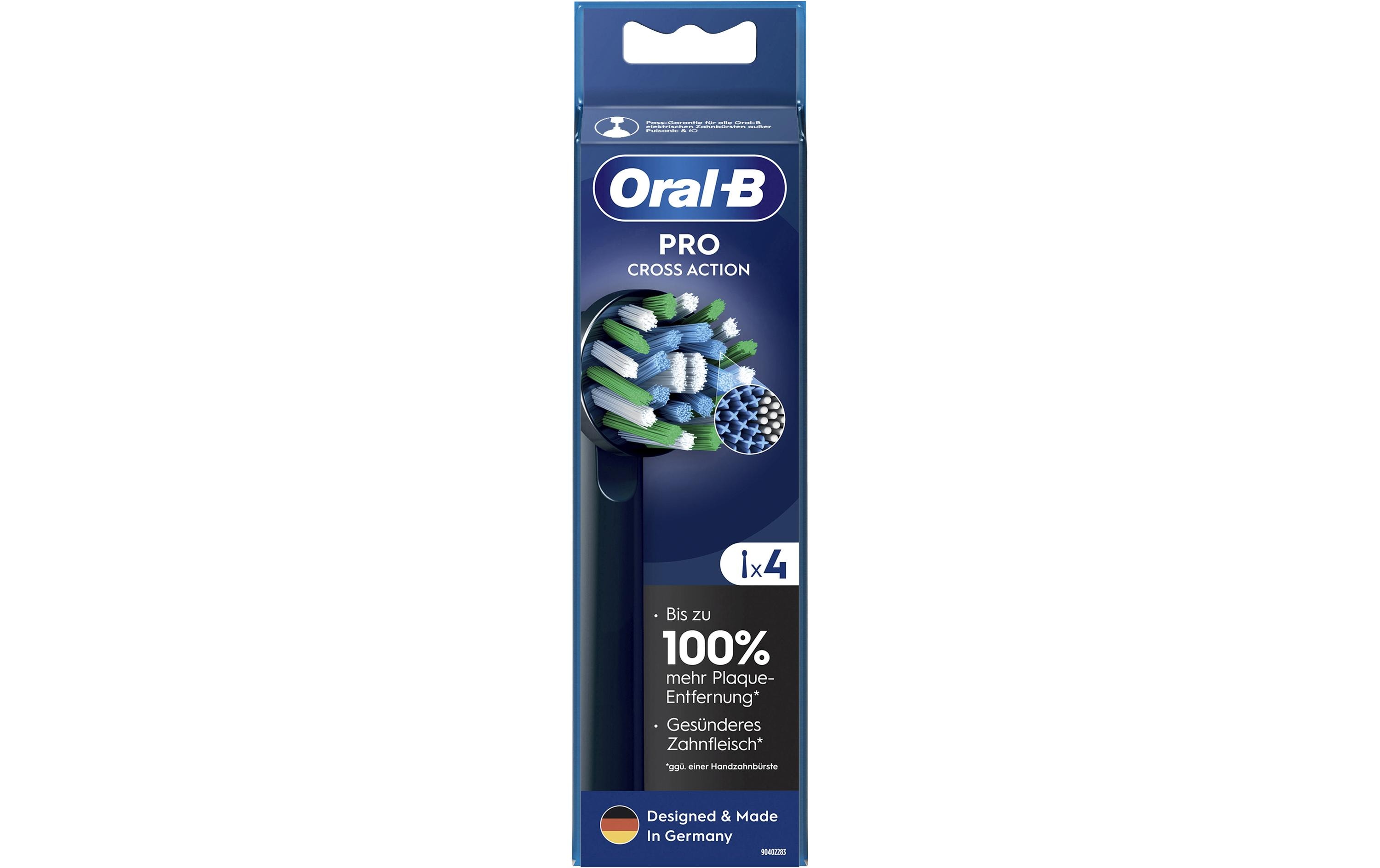 Oral-B Zahnbürstenkopf CrossAction 1 Stück, Schwarz