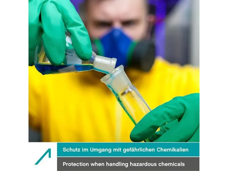 ACE 3 Paar Heisenberg Chemikalienhandschuhe Grösse: XL, Grün ACE 3 Paar Heisenberg Chemikalienhandschuhe Grösse: XL, Grün