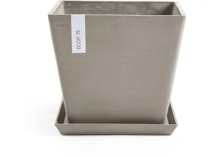 Ecopots Blumentopf Rotterdam Ø 30 cm Taupe