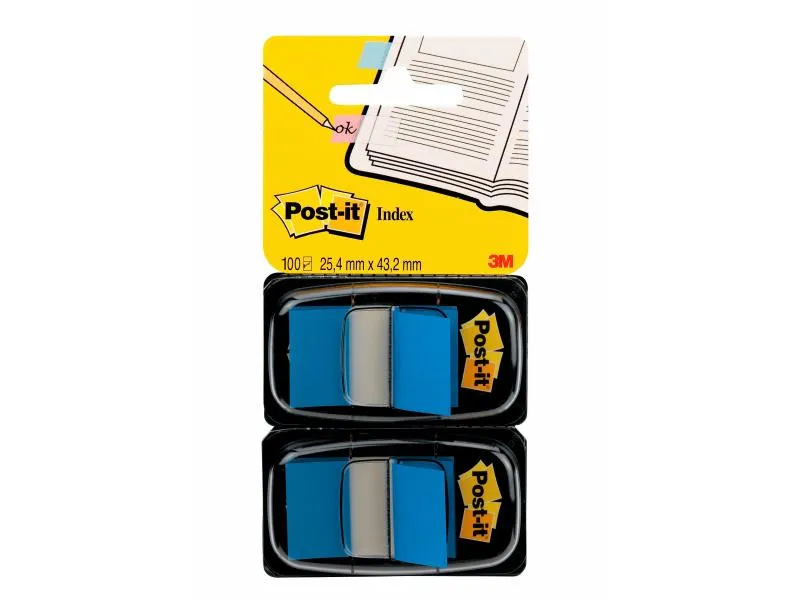 Post-it Page Marker Post-it Index 680-B2 Blau, 2 Stück Post-it Page Marker Post-it Index 680-B2 Blau, 2 Stück