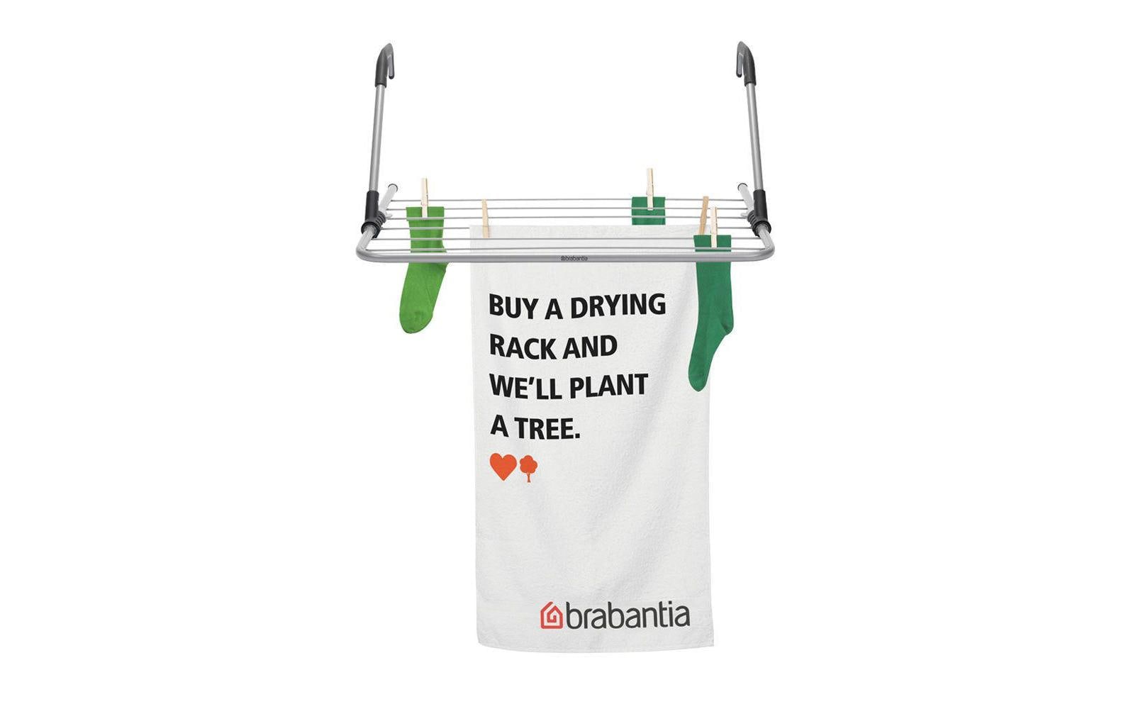 Brabantia Tür-Trockengestell Metallic 4.5 m